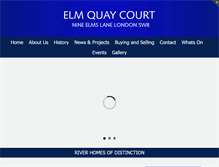 Tablet Screenshot of elmquaycourt.com
